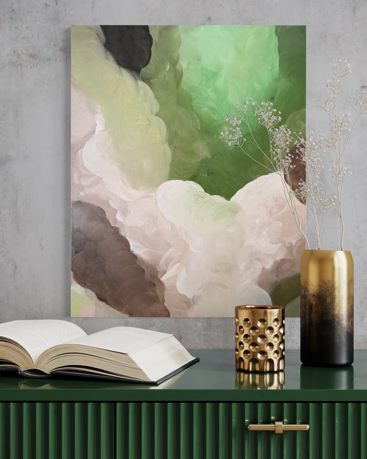 Malachite Abstract Art Print