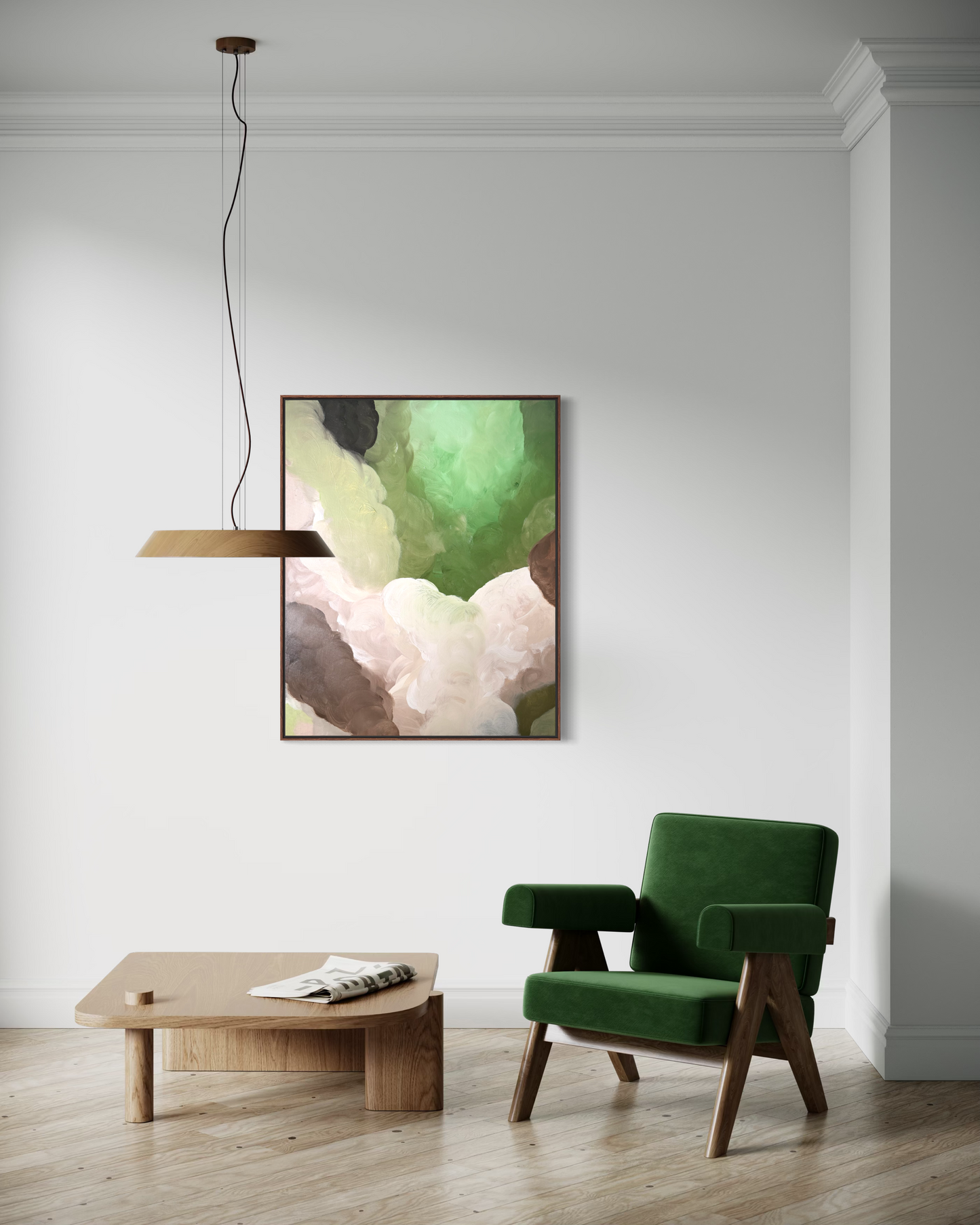 Malachite Abstract Art Print Jade Fairbairn Art