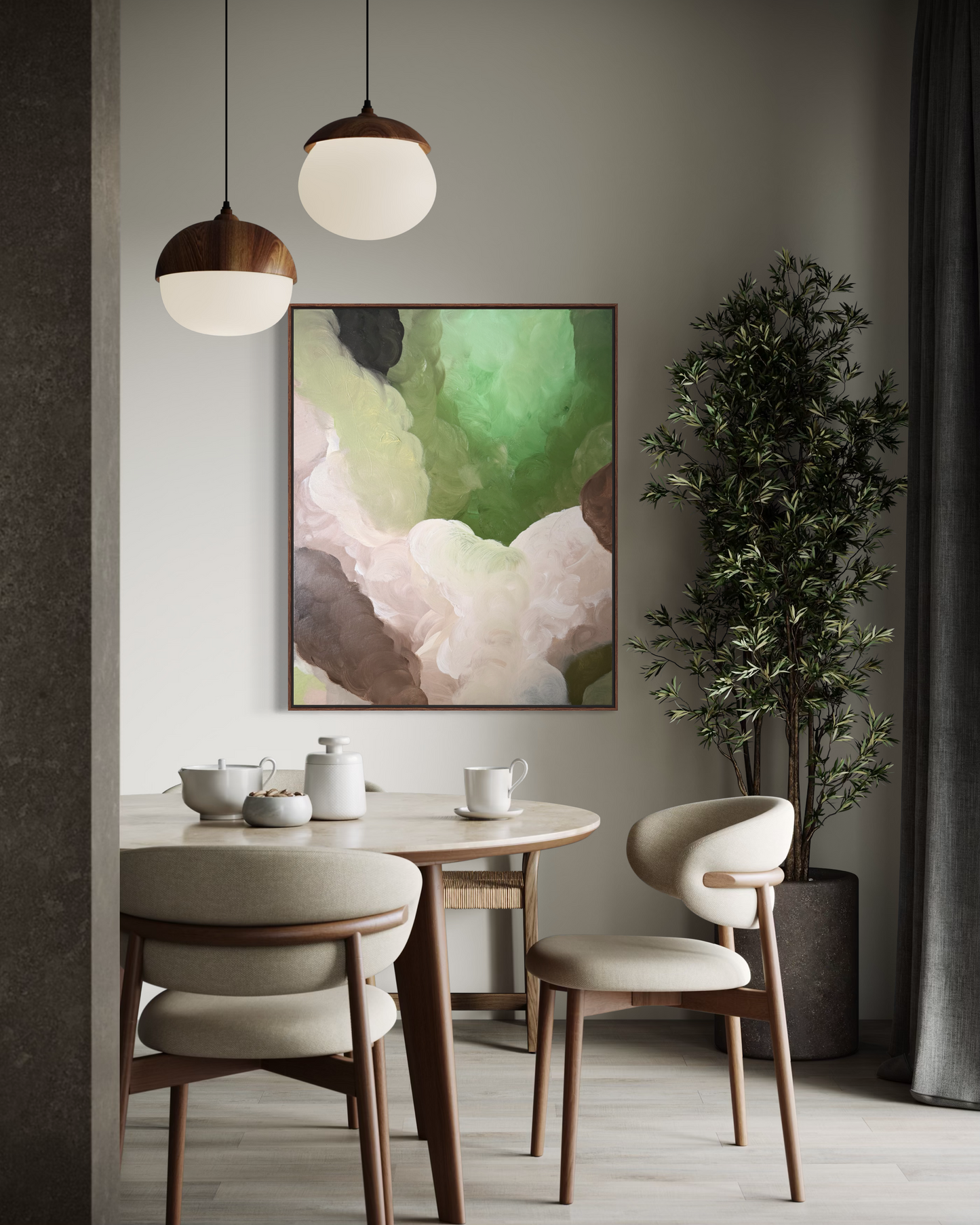 Malachite Abstract Art Print Jade Fairbairn Art