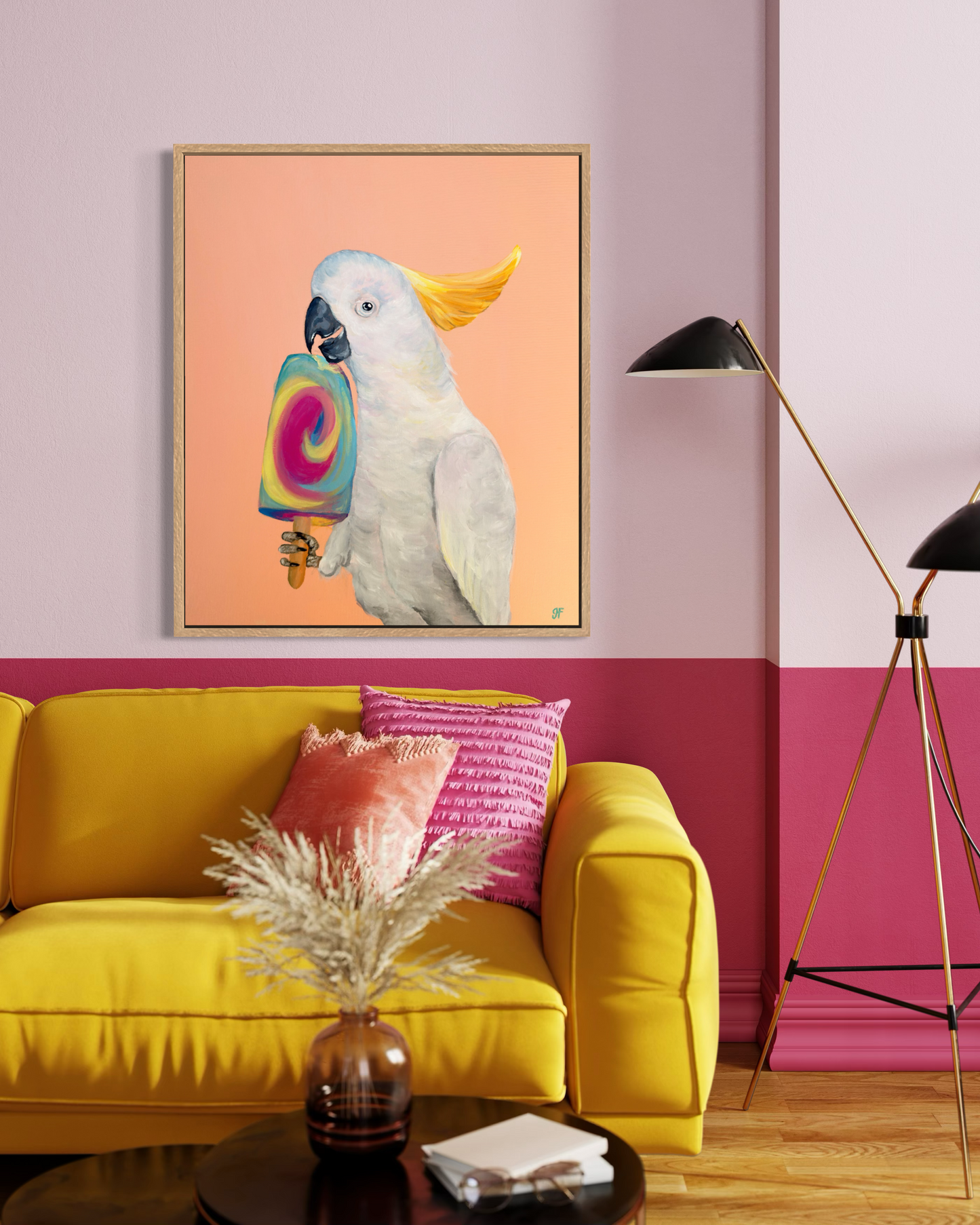 Hello Gorgeous Art Print Jade Fairbairn Art