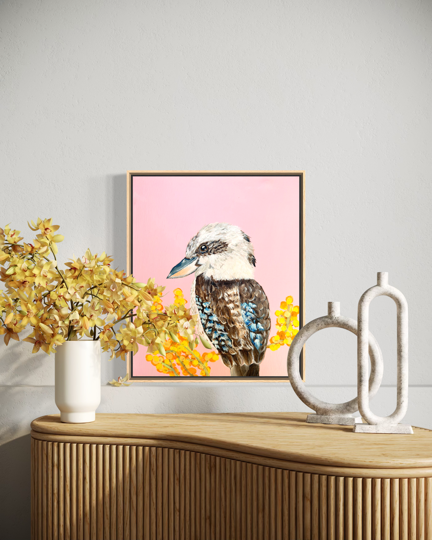 King Kookaburra Art Print Jade Fairbairn Art